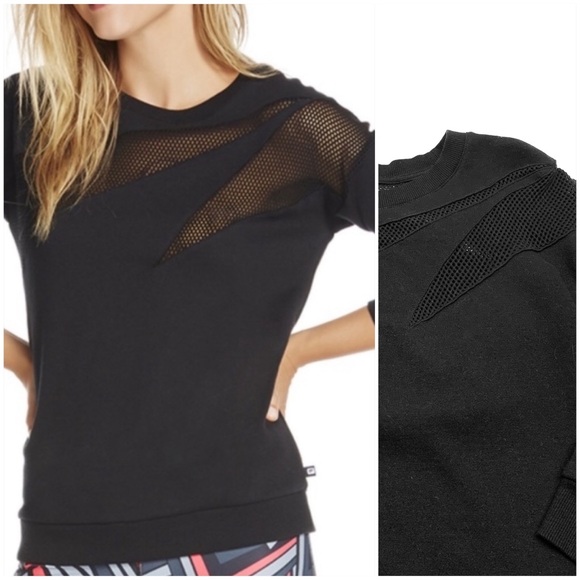 Fabletics Tops - • Fabletics Agon Pullover Mesh Cutout /Sweatshirt
